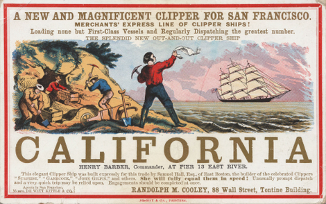 California’s population expanded rapidly once ads like this one lured Easterners in search of riches.